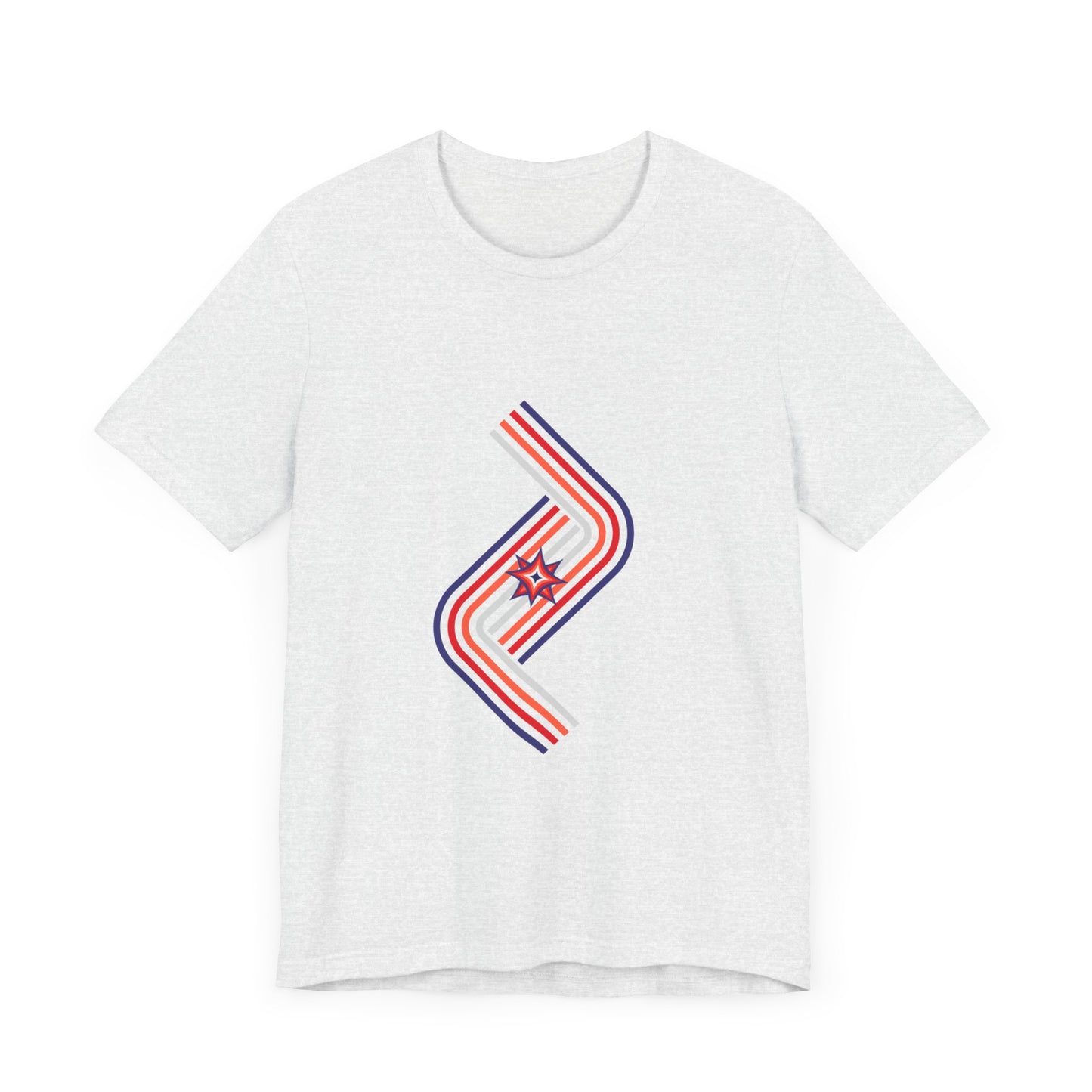 RWB stars and pipes - t-shirt