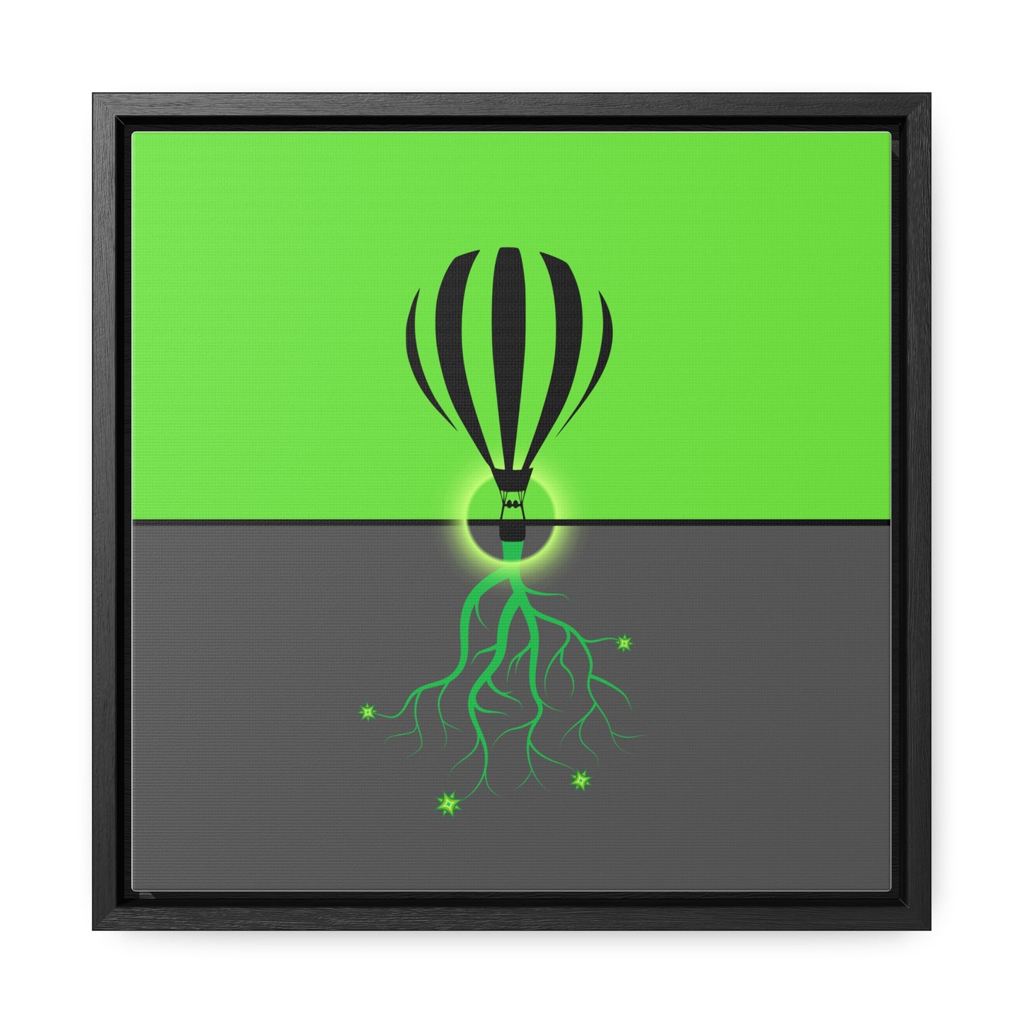 hot lair balloon (in green and grey)