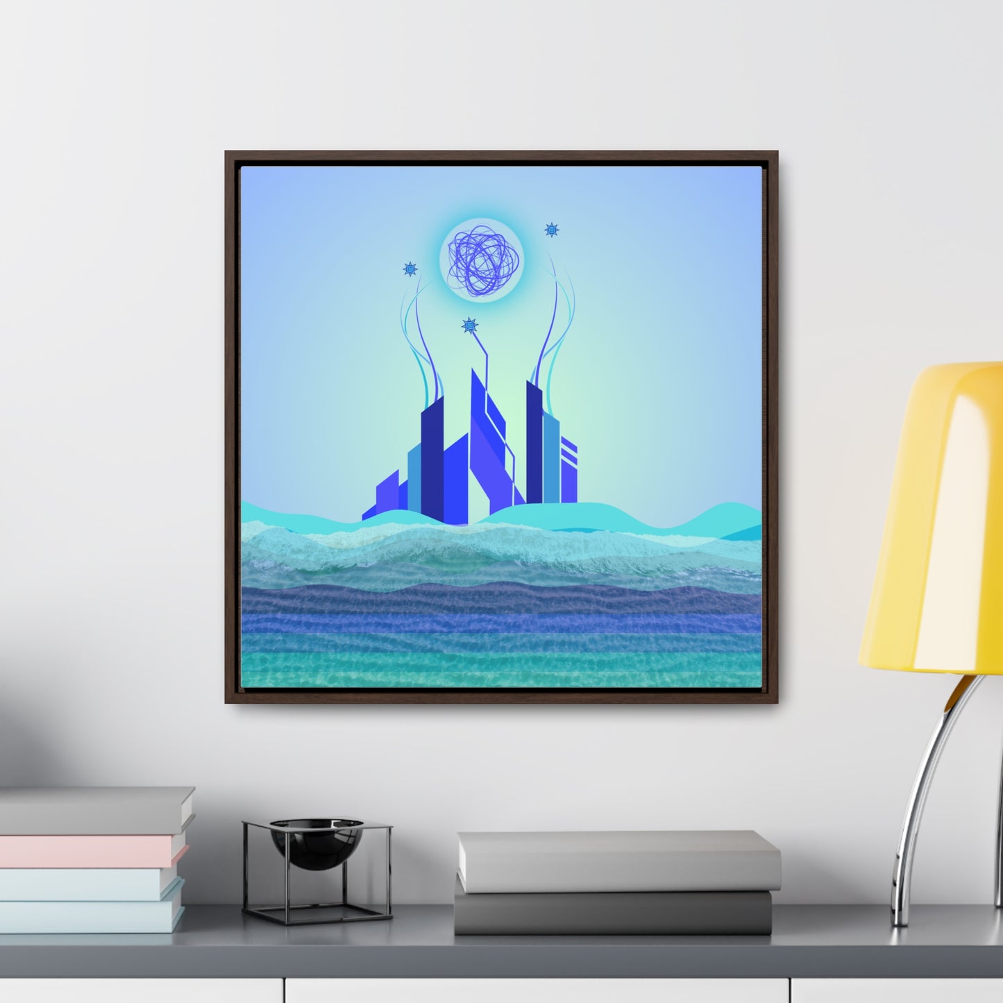 beach city daydream (framed print)