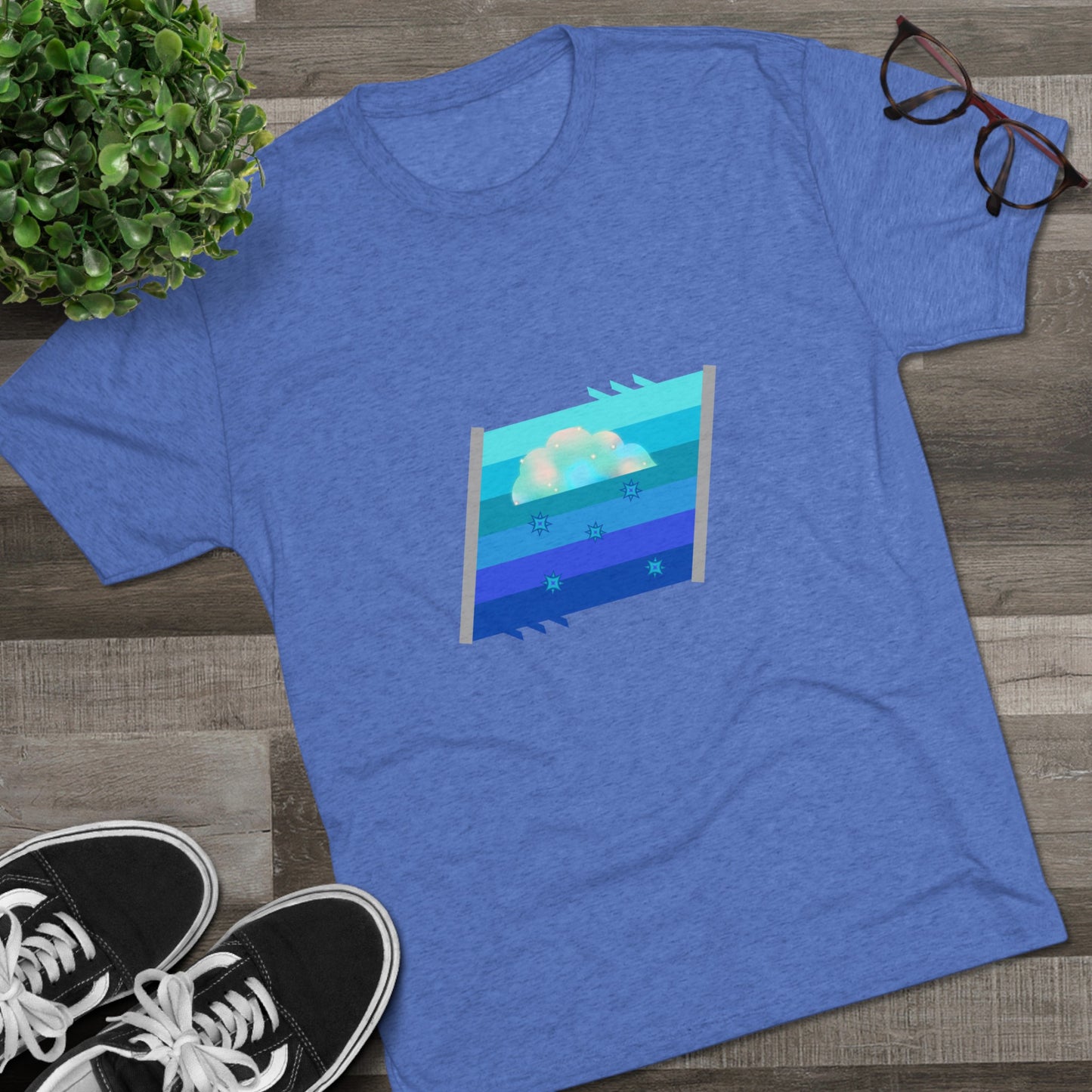 rhombulus (in blue) tee