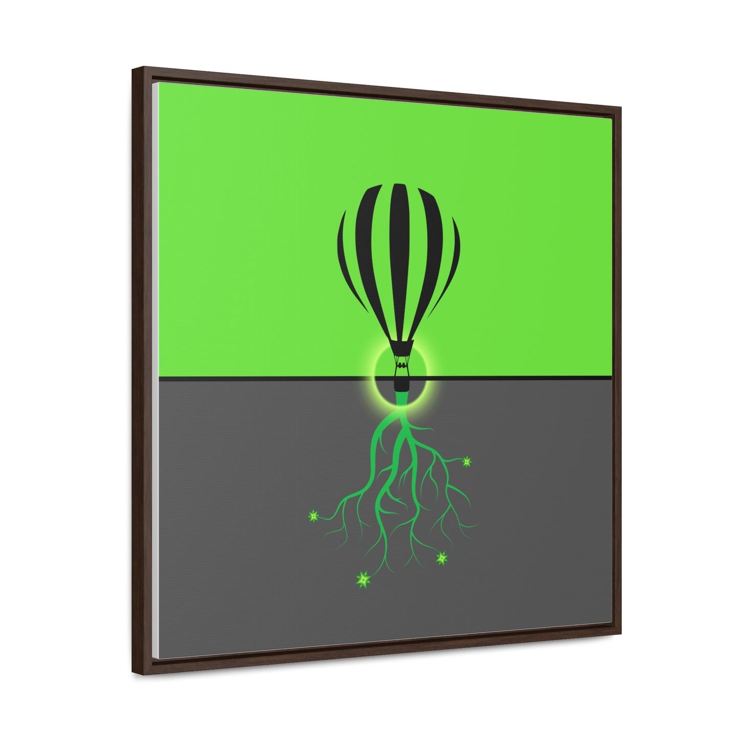 hot lair balloon (framed print)