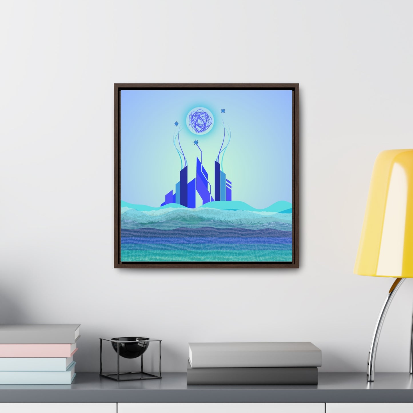 beach city daydream (framed print)