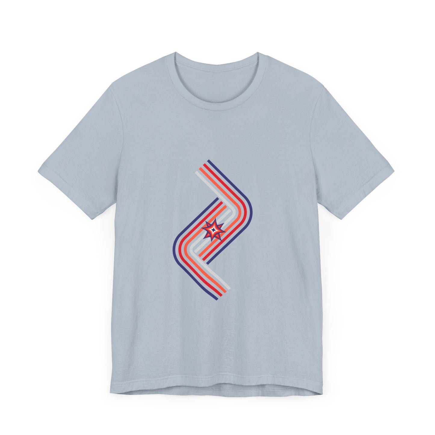 RWB stars and pipes - t-shirt