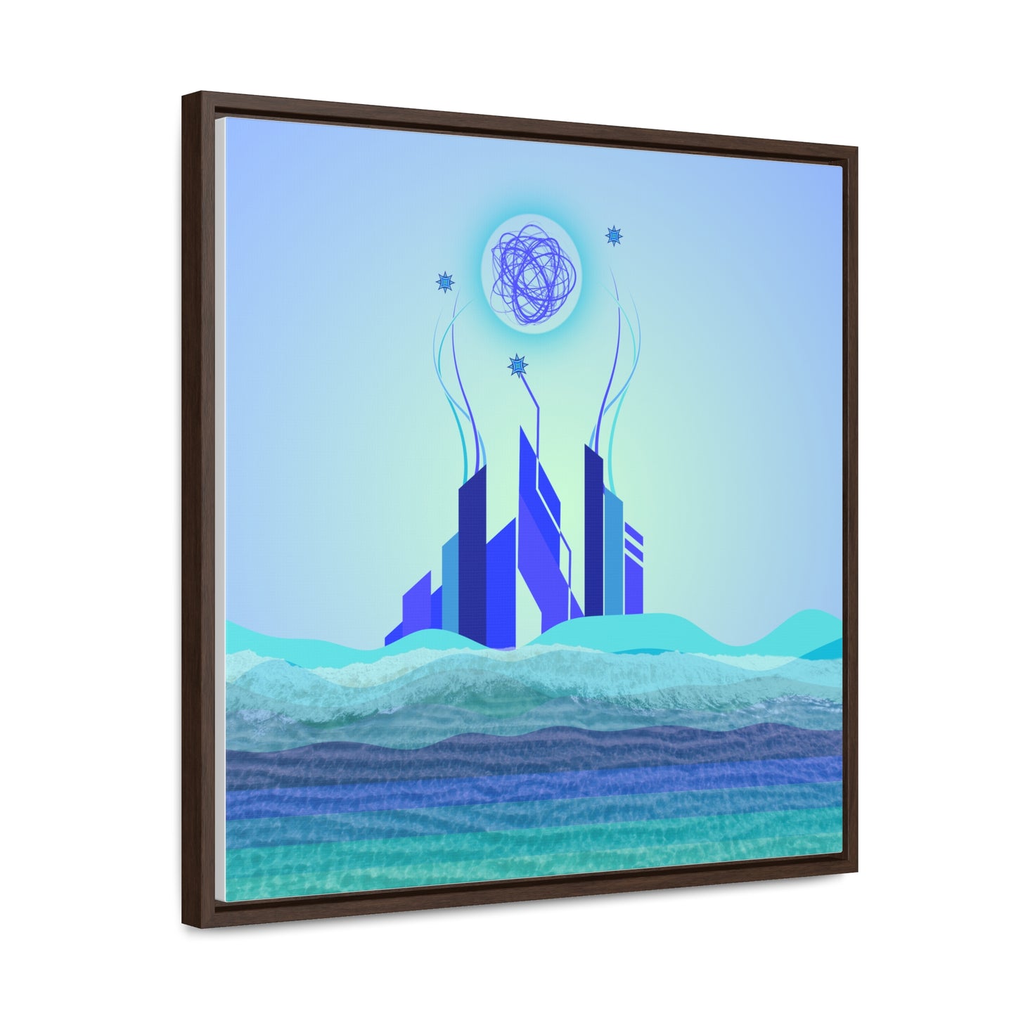beach city daydream (framed print)