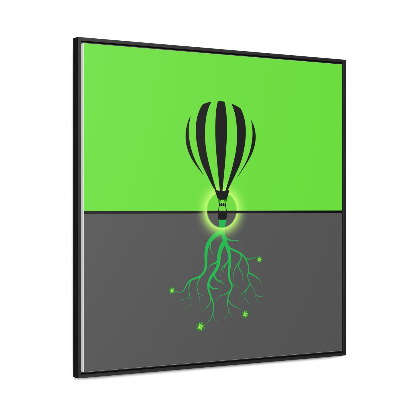 hot lair balloon (framed print)