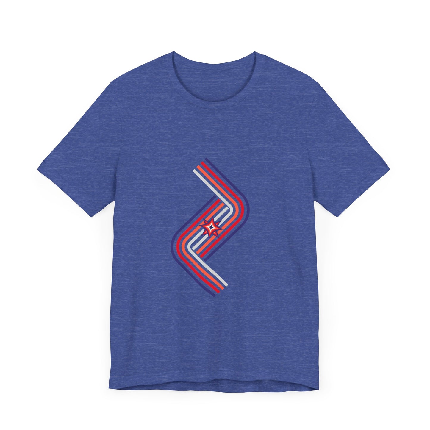RWB stars and pipes - t-shirt