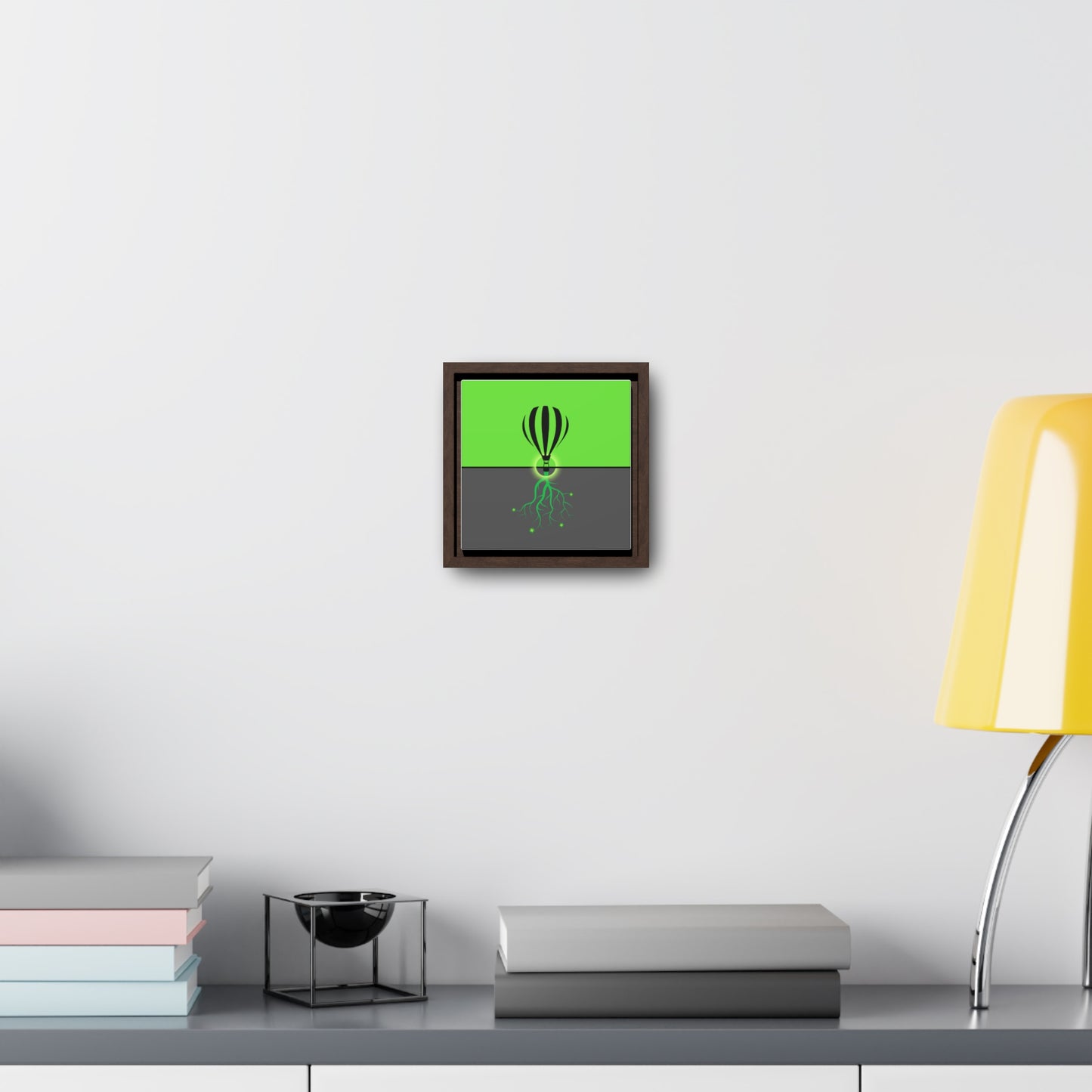 hot lair balloon (framed print)