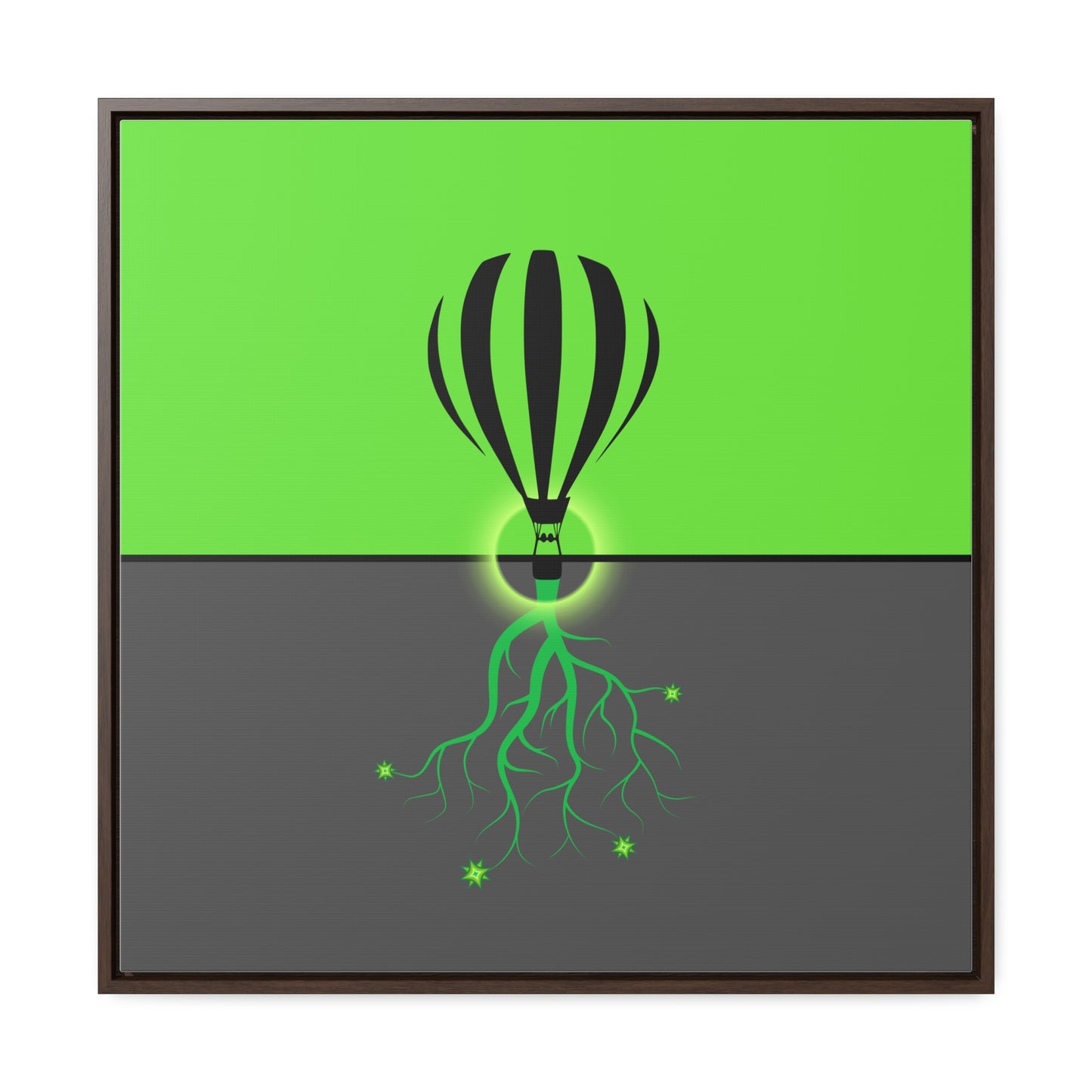 hot lair balloon (framed print)