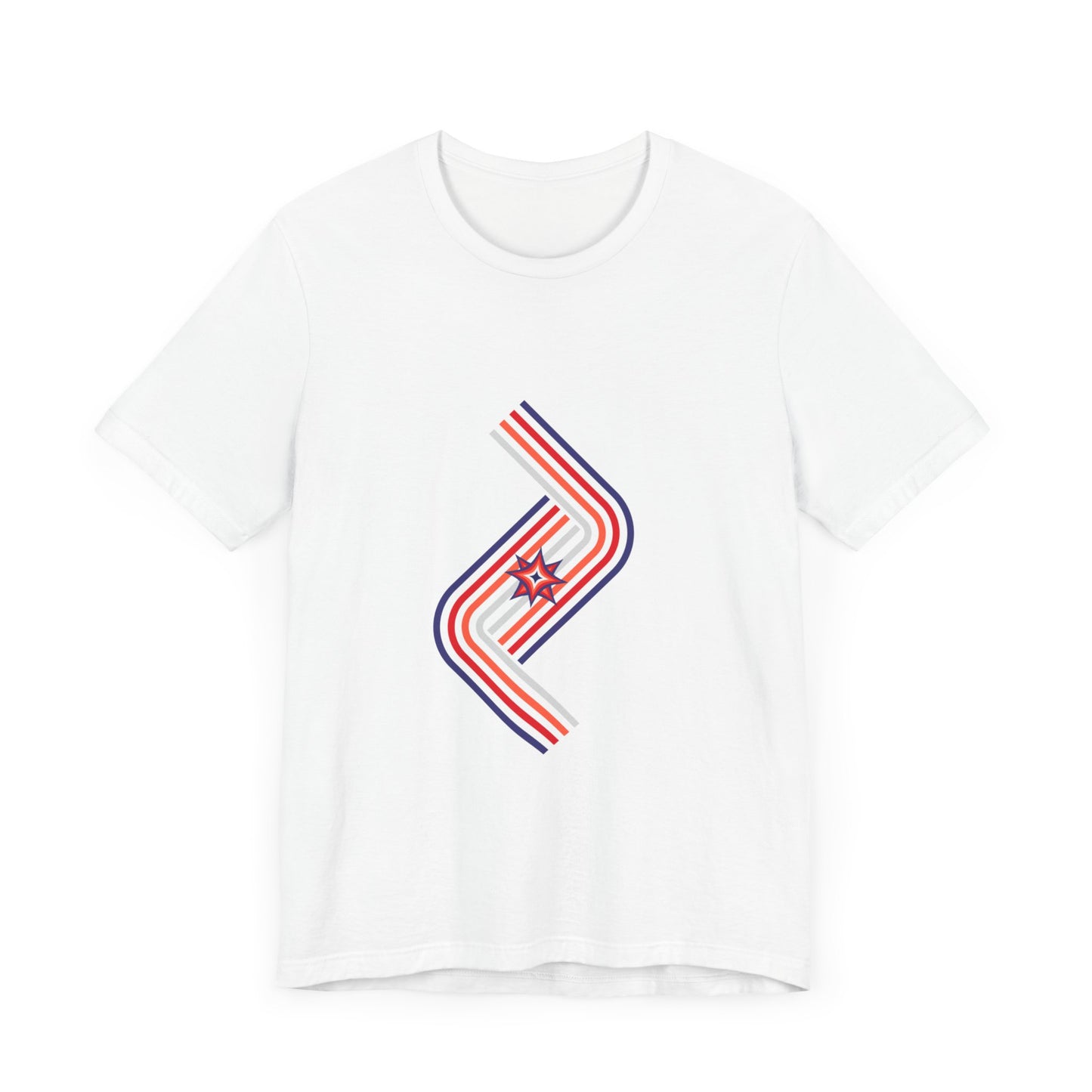 RWB stars and pipes - t-shirt
