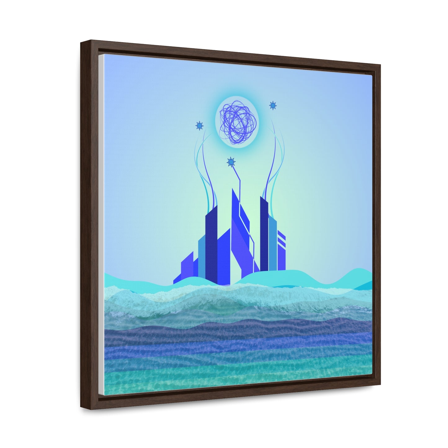beach city daydream (framed print)