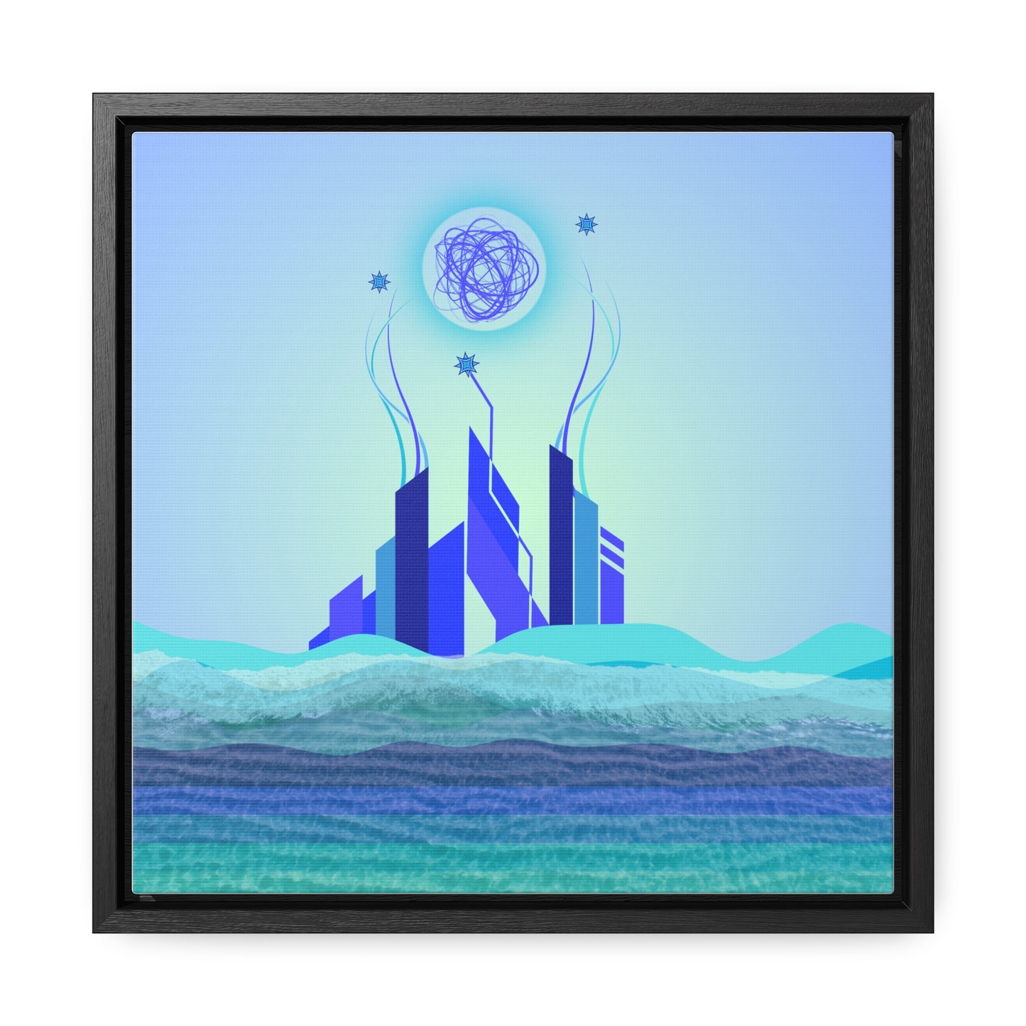 beach city daydream (framed print)