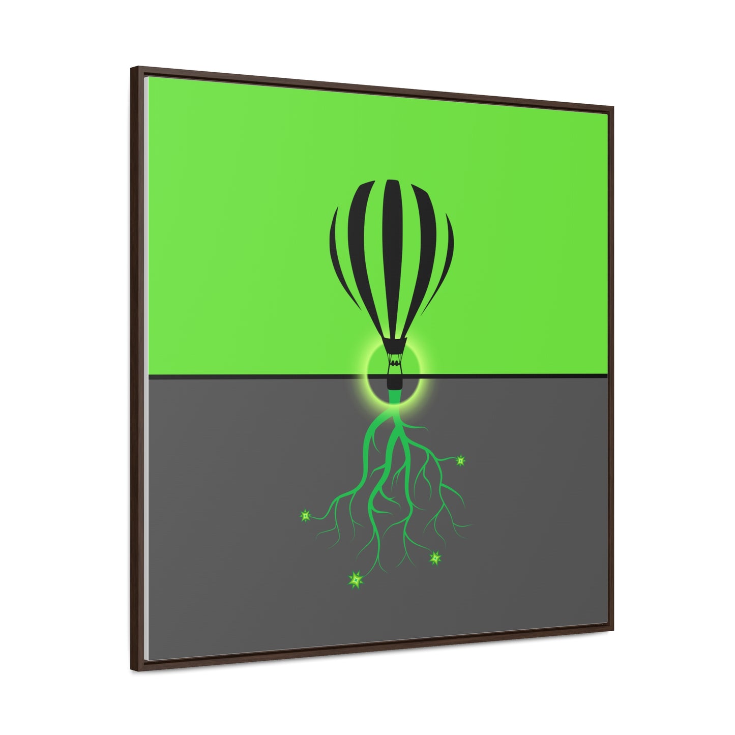 hot lair balloon (framed print)