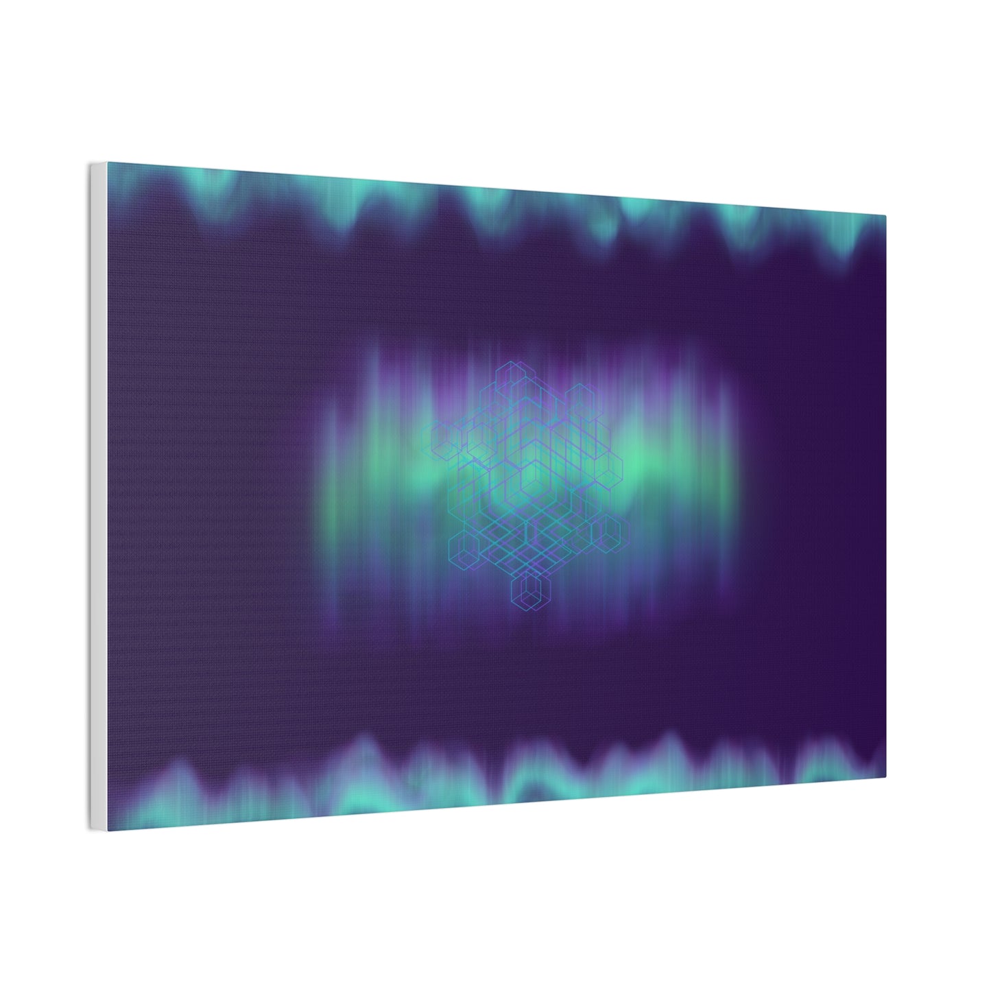 Northern Sprites | Abstract Art Framed Print