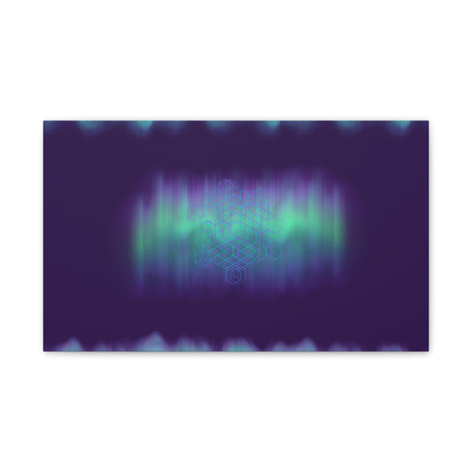 Northern Sprites | Abstract Art Framed Print