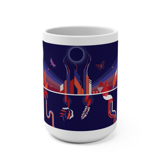 pixel pipes and city stripes (in red, white and blue)