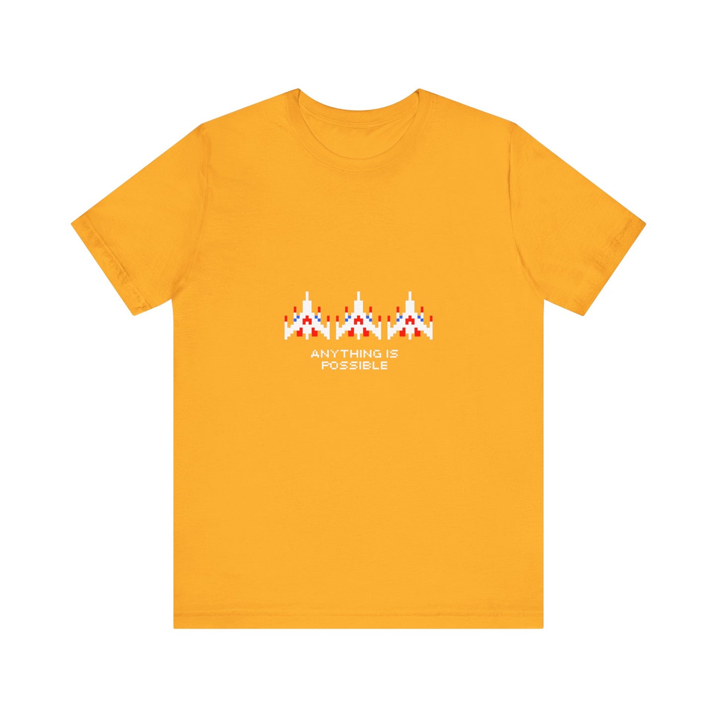 anything is possible t-shirt (aka 'galaga dreams')