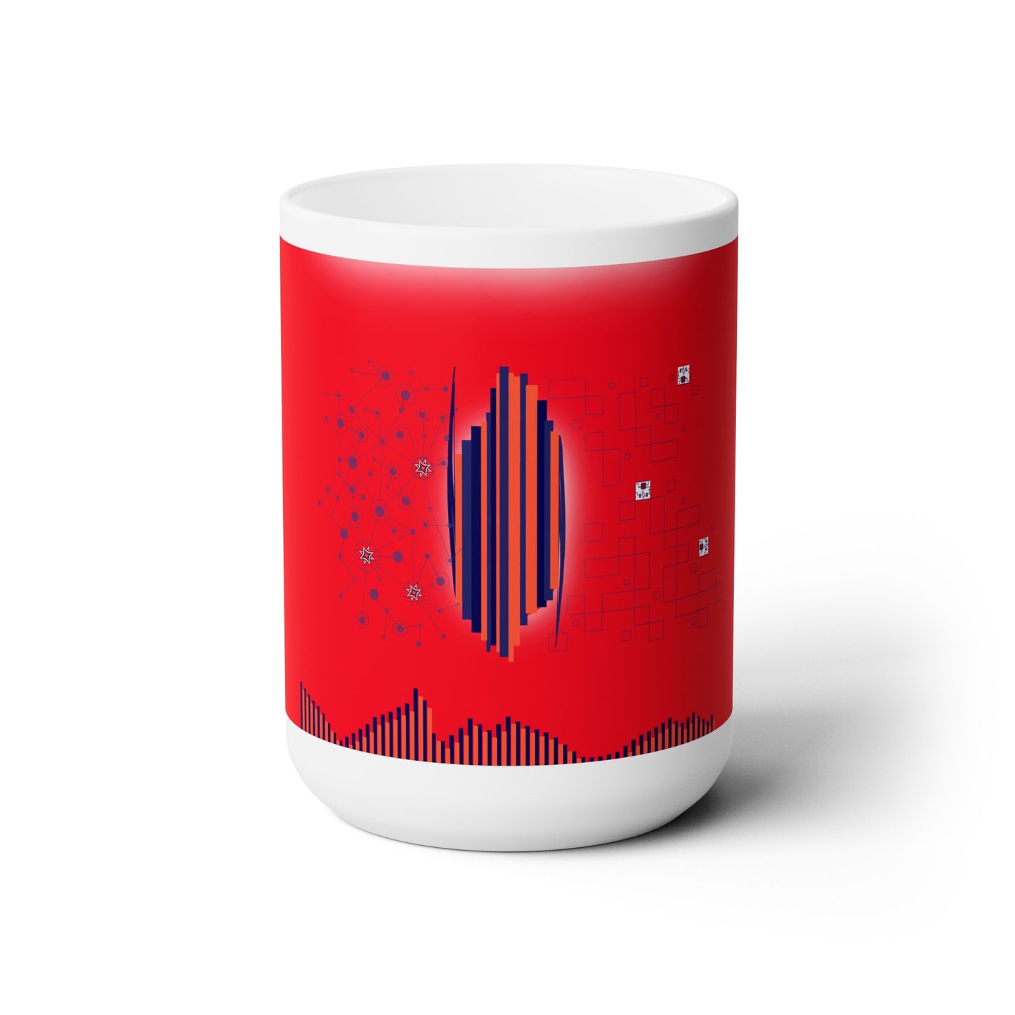neural net zero - mug (in red, white and blue)