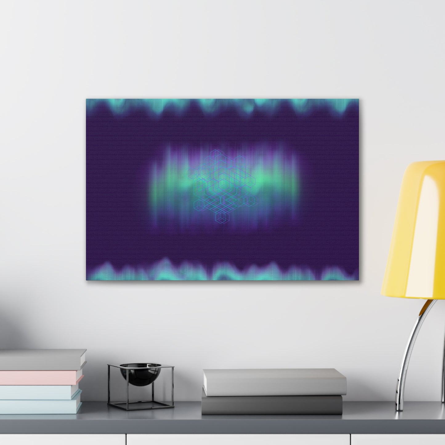 Northern Sprites | Abstract Art Framed Print