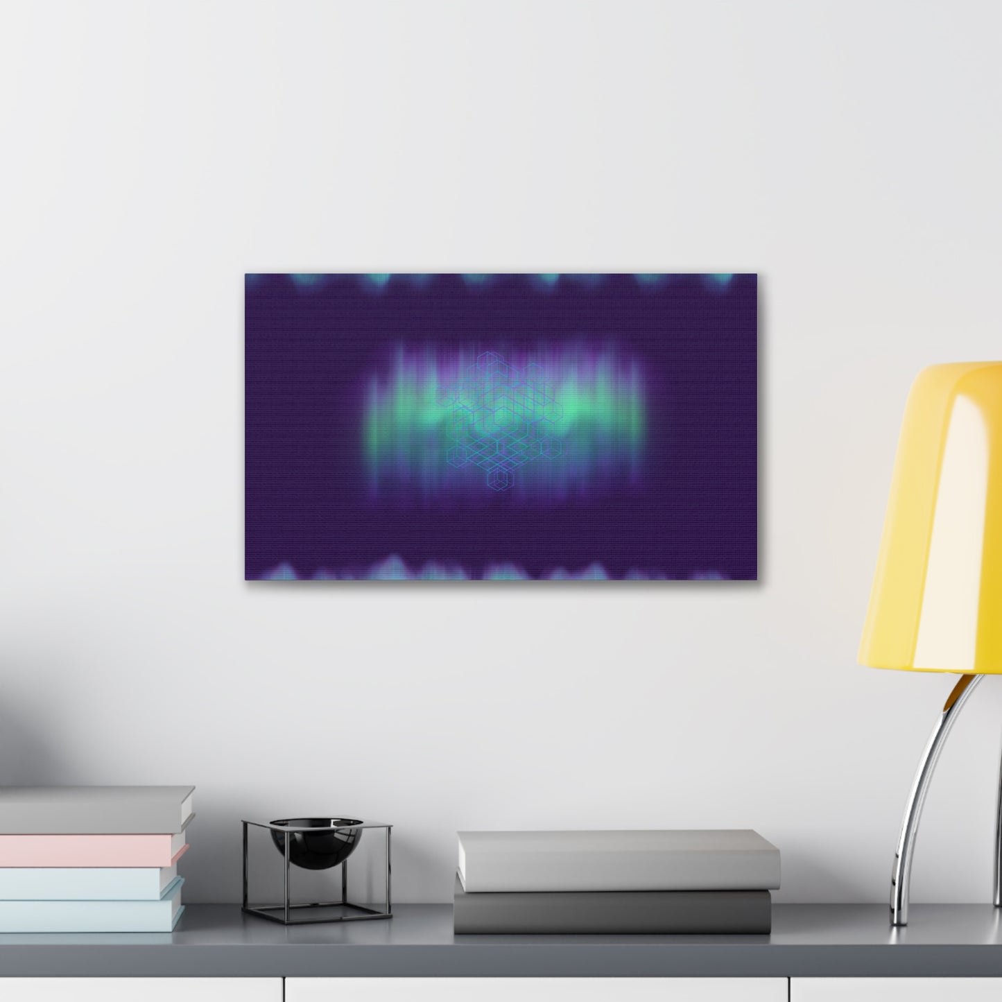 Northern Sprites | Abstract Art Framed Print