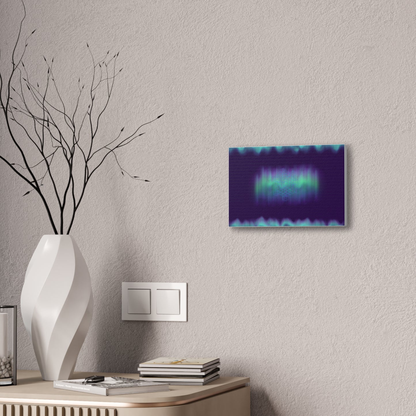 Northern Sprites | Abstract Art Framed Print