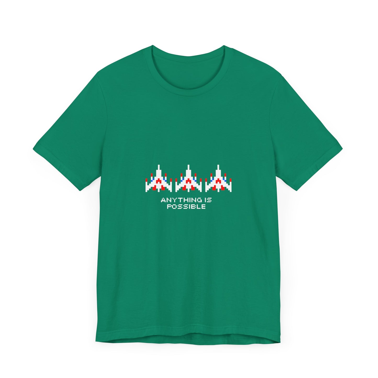 anything is possible t-shirt (aka 'galaga dreams')