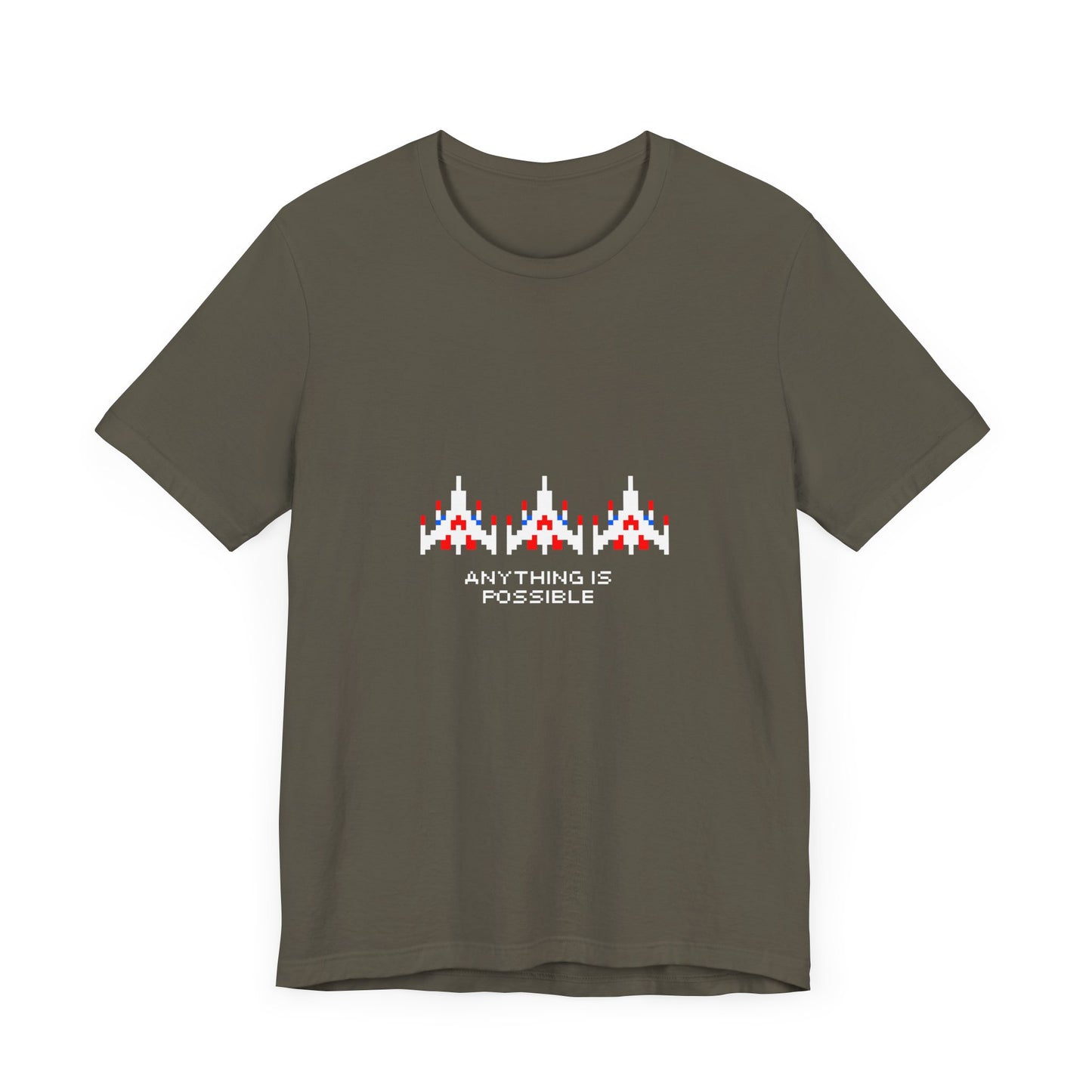 anything is possible t-shirt (aka 'galaga dreams')