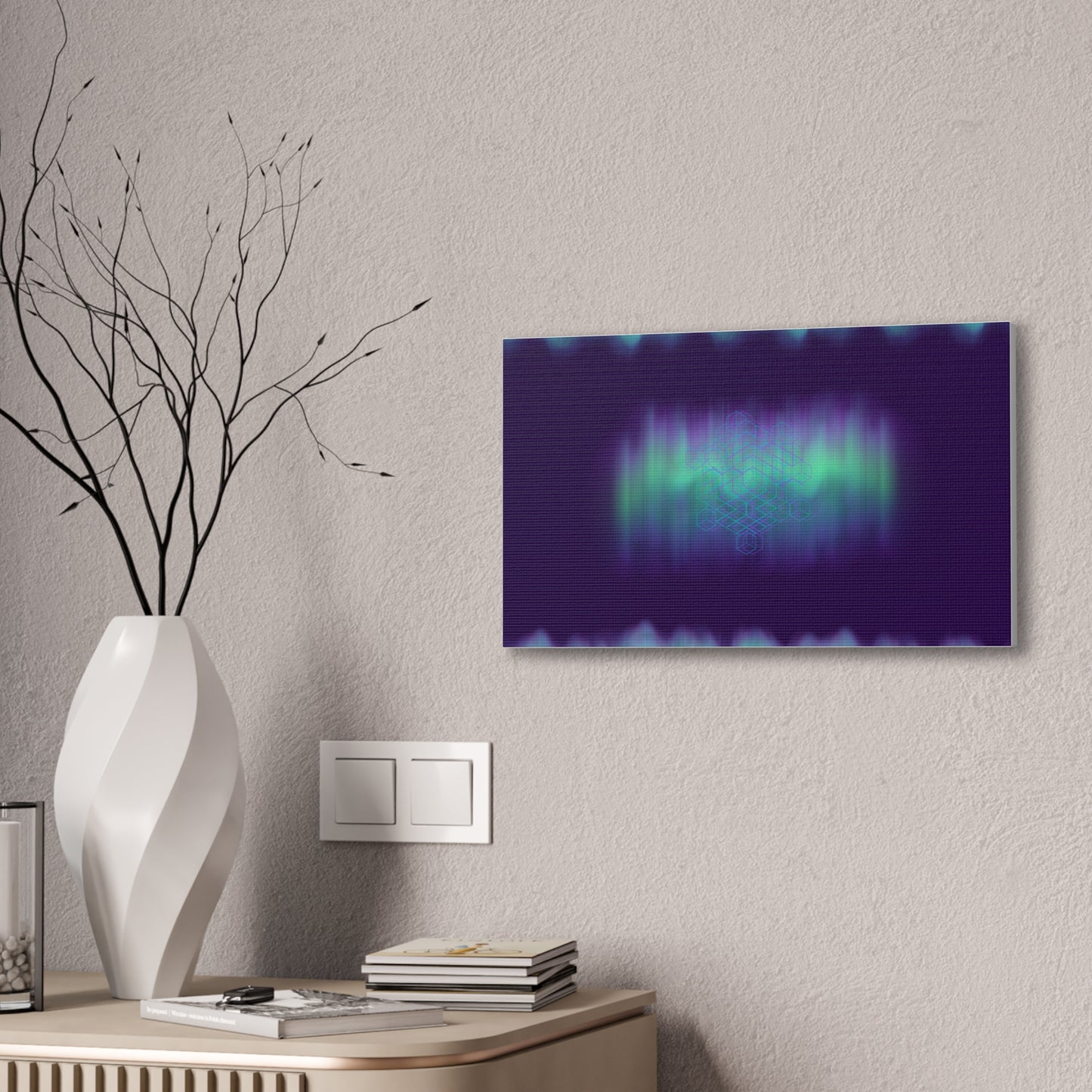 Northern Sprites | Abstract Art Framed Print